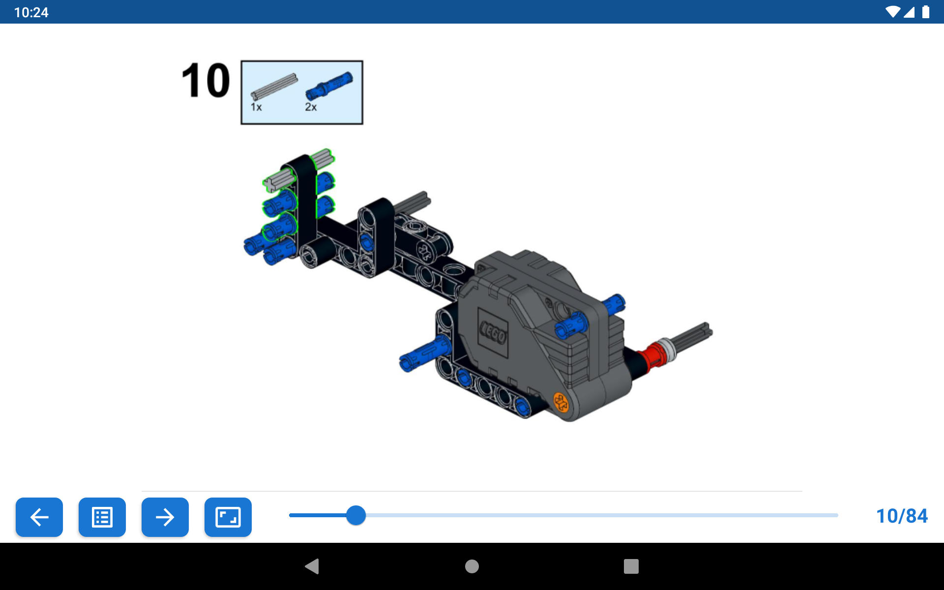 Lego Technic Building Instructions Android Tablet Screenshots