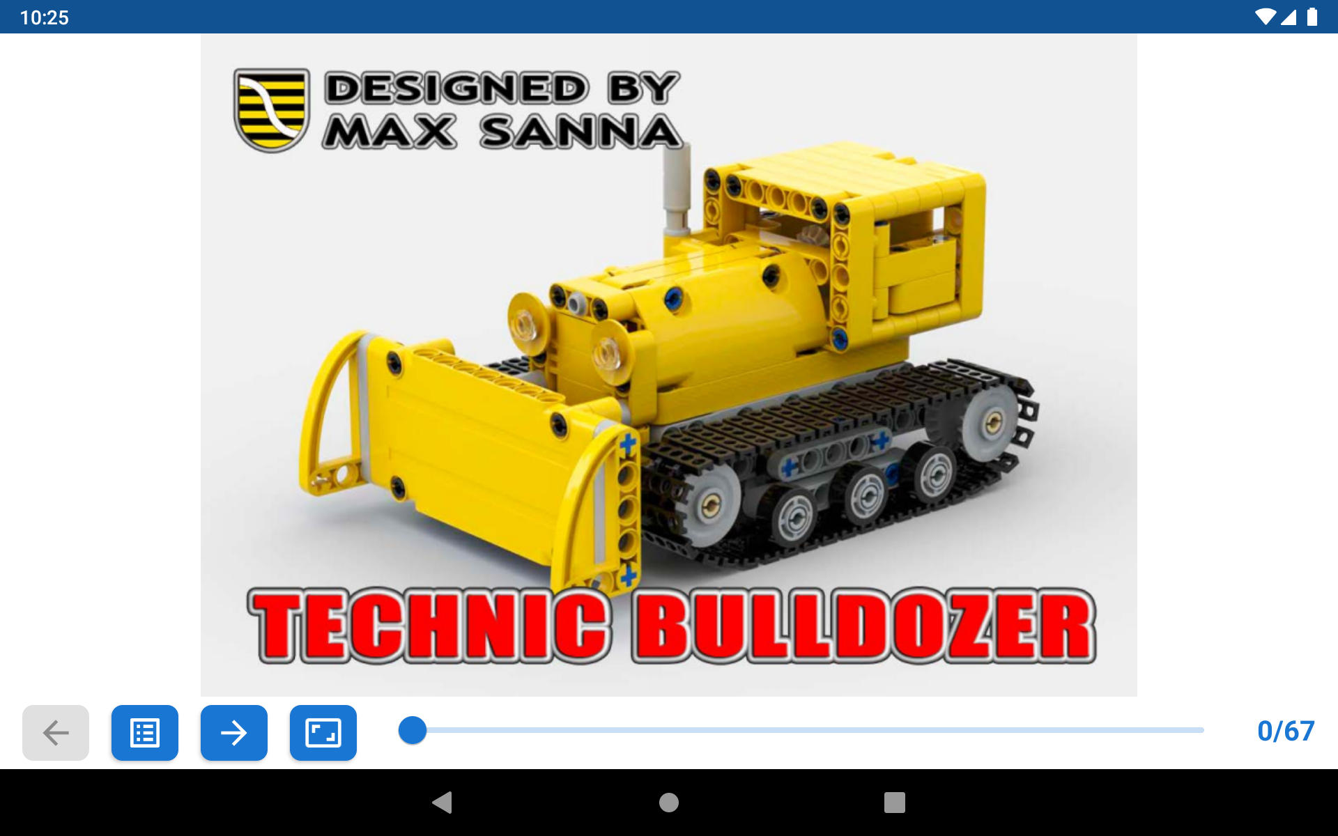 Lego Technic Building Instructions Android Tablet Screenshots